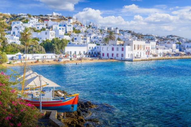 Mykonos Grecia Foto Panoramica