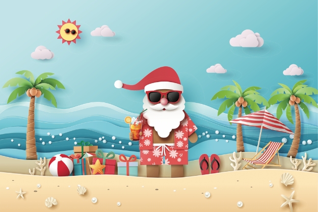 Natale Al Caldo In Spiaggia